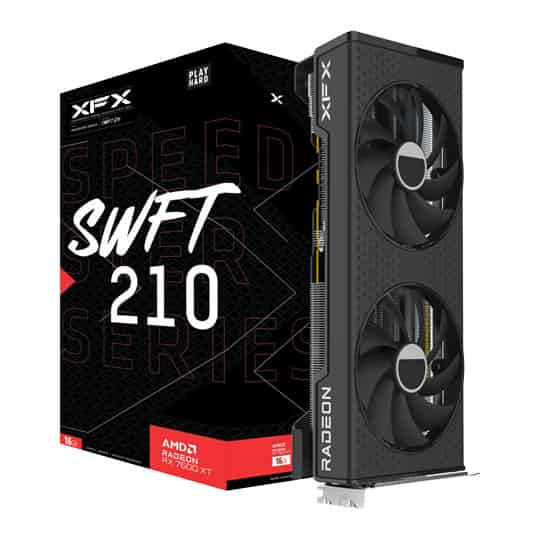 (image for) XFX AMD Radeon RX 7600 XT Speedster SWFT 210 16GB GDDR6 Graphics Card